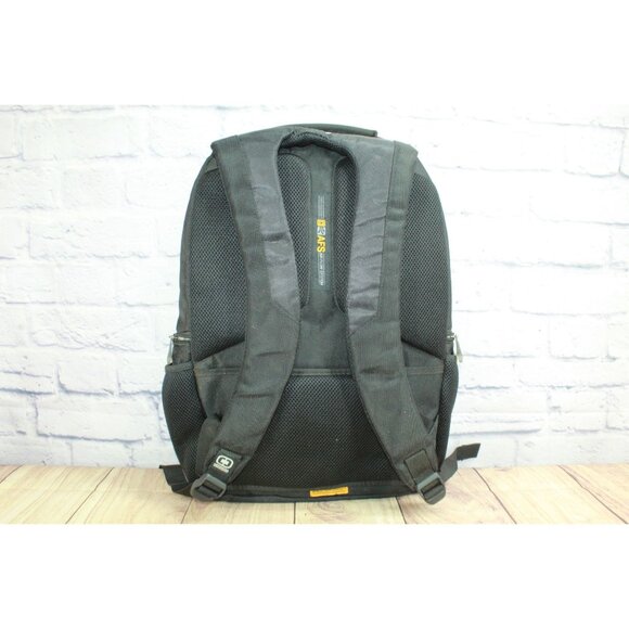 Ogio Logo Gear Tech Air Flow Vented Zippered Laptop Bag Backpack Black - Picture 2 of 15